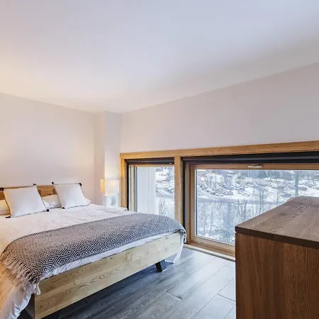 شقة Grand Roc - Cosy Duplex Grands Montets Balcon Vue Parking